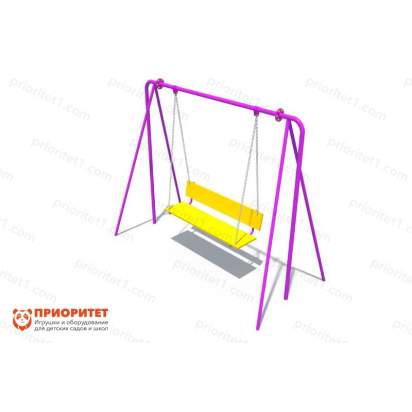 Качели садовые общий вид