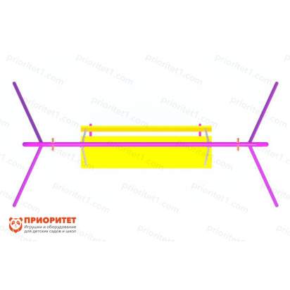 Качели садовые вид снизу
