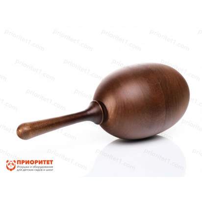 Погремушка большая тонированная, 2 категория, Мастерская Сереброва (20x7 см), вид сбоку №1