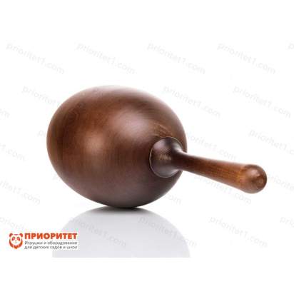 Погремушка большая тонированная, 2 категория, Мастерская Сереброва (20x7 см), вид сзади