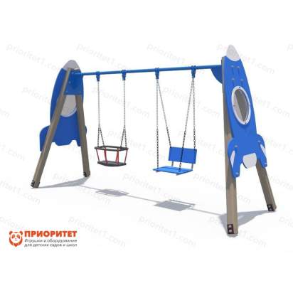 Качели деревянные Космонавт_1