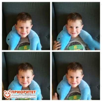 Утяжеленная игрушка-шарф Дельфин, как использовать