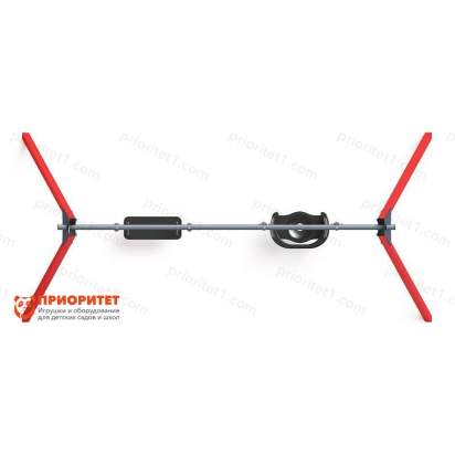 Качели двойные металлические №2 для детской площадки 1_1