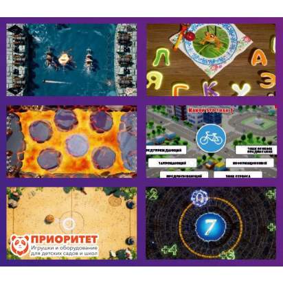 Интерактивная песочница iSandBox Floorium (2 в 1), ПО (игры)