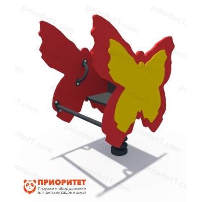качалка на пружинке бабочка