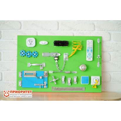 bizibord-zelenyj-dlya-devochek-i-malchikov