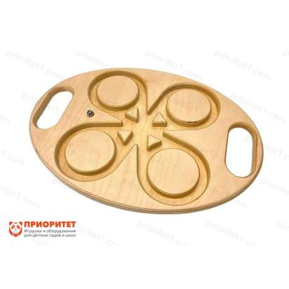 Детский балансир для рук с лабиринтом «Бабочка»_1