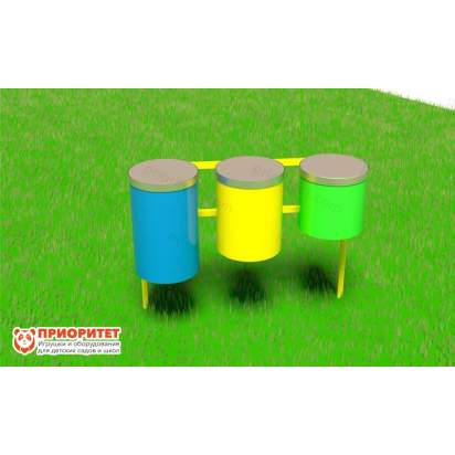 Установка для музыкальной площадки «Барабаны» (3 шт)