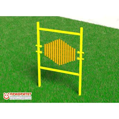 Установка для музыкальной площадки «Вертикальный металлофон»