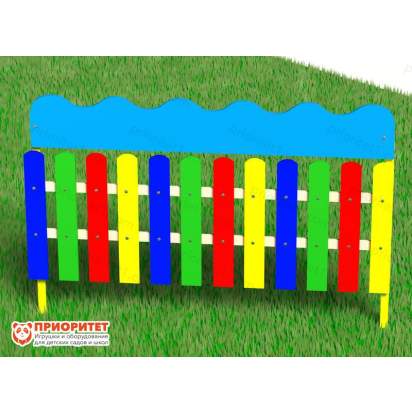 Театральная ширма на секции забора для музыкальной площадки