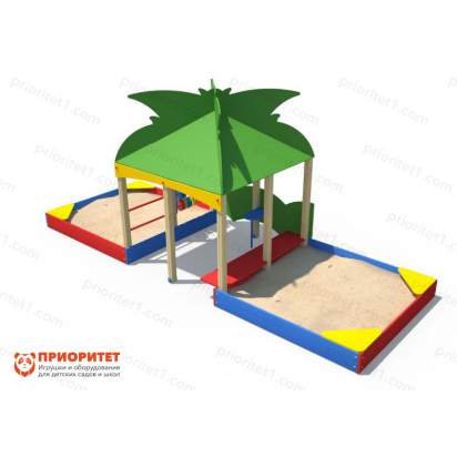 Большой песочный дворик «Маугли»