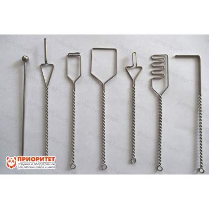 Комплект логопедических зондов для постановки звуков для маленьких детей, 7 штук)