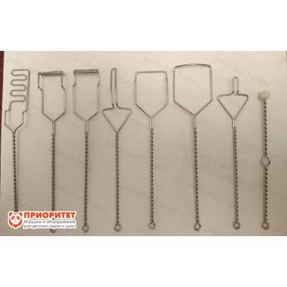 Комплект постановочных зондов по методике Л.С.Волковой, 7 шт + шариковый зонд