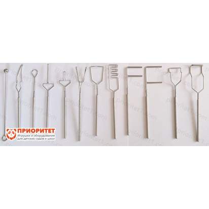 Комплект логопедических зондов для постановки звуков, 12 шт