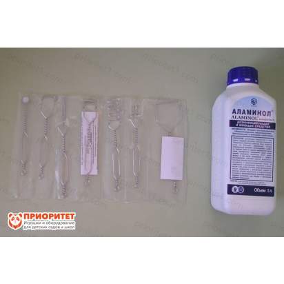 Комплект постановочных логопедических зондов, 7 шт + Аламинол