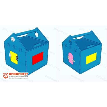 Бизидомик «Время открытий» (голубой) со светом_1_1