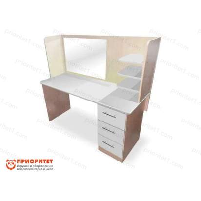 Стол логопеда с зеркалом «Лого-Комфорт» (белый)_1