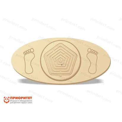 Балансировочная доска-лабиринт Тренажер навыков (со вставками)_1