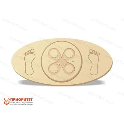 Балансировочная доска-лабиринт Тренажер навыков (со вставками) 2_1