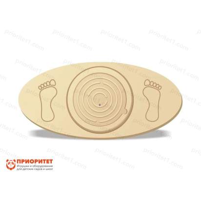 Балансировочная доска-лабиринт Тренажер навыков (со вставками) 3_1