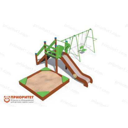Детский игровой комплекс «Браун» с качелями