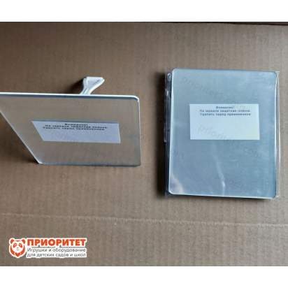 Зеркало индивидуальное антивандальное акриловое для логопедических занятий 10х12 см