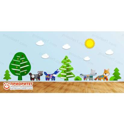 Комплексное настенное решение «В уютном лесу №2»_1