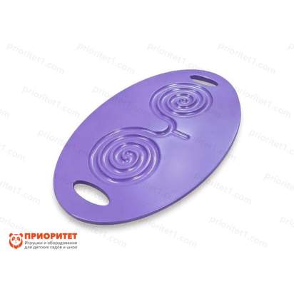 Тактильно-развивающая панель-лабиринт В поисках клада сиреневая