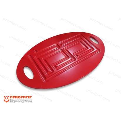 Тактильно-развивающая панель-лабиринт «Найди выход» (красная)