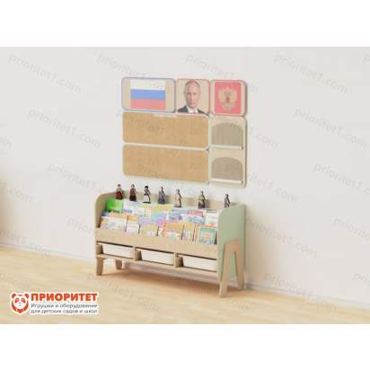 Малый уголок патриотического воспитания в группе ДОУ «Родина моя» 2