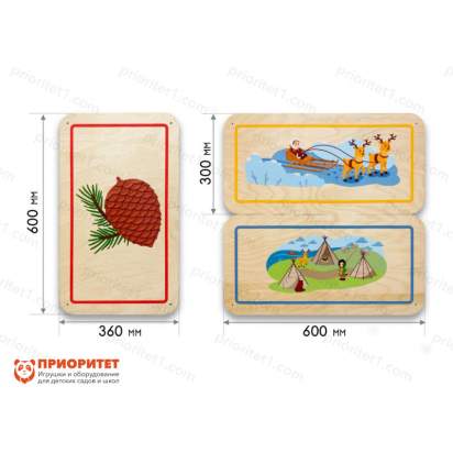 Набор стеновых панелей «Северные мотивы - Коренные традиции»