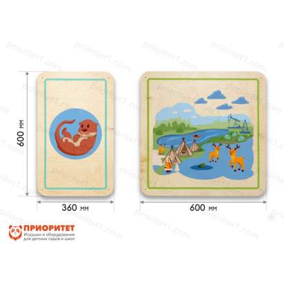 Набор стеновых панелей «Северные мотивы - Природные богатства»