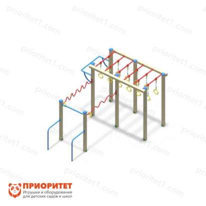 Спортивный комплекс «Малыш» с кольцами и брусьями