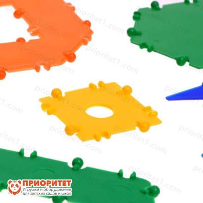 Конструктор ТИКО «Геометрия», 155 деталей, 6 колёс 6