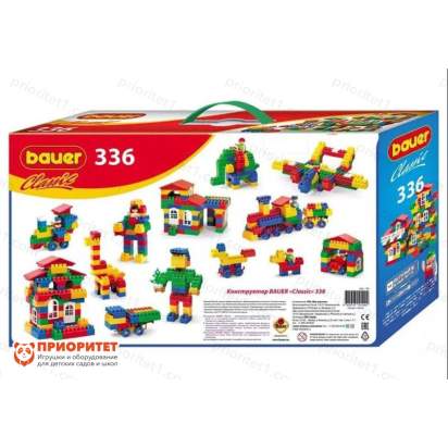 Развивающий конструктор Bauer Сlassic 336 элементов 3_1