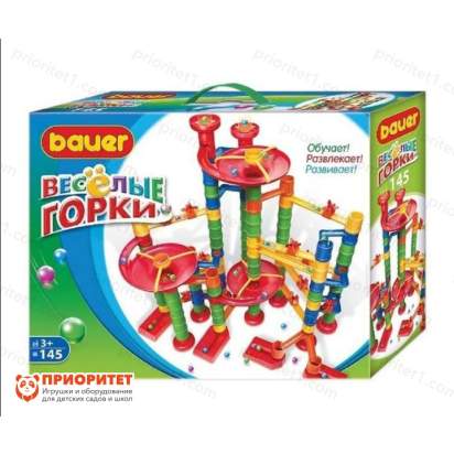 Конструктор Bauer Игровой набор Весёлые горки (145 деталей)_1