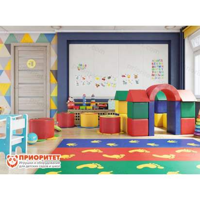 Игровая комната из мягких модулей Маленький Замок 2