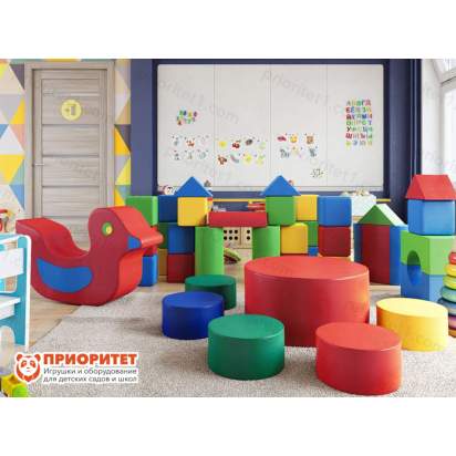 Игровая комната из мягких модулей Паутина