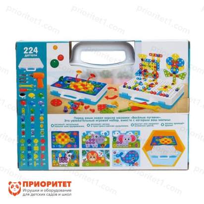 Конструктор-мозаика Веселые зверята 10