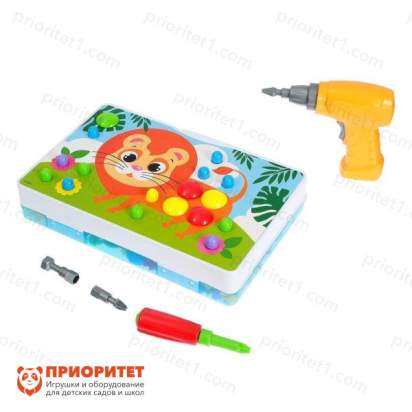 Конструктор-мозаика Веселые зверята 2