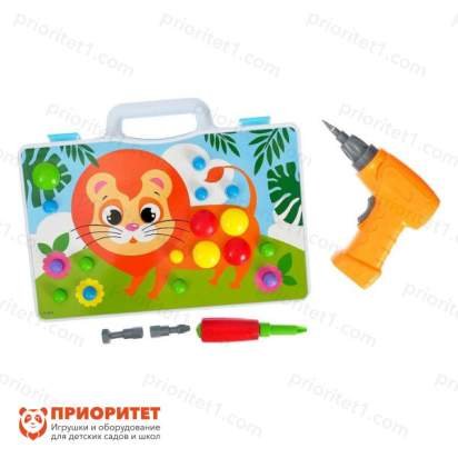 Конструктор-мозаика Веселые зверята 3