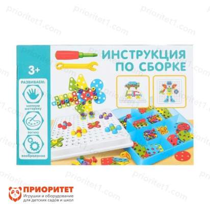 Конструктор-мозаика Веселые зверята 6