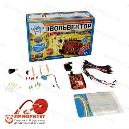 Электронный конструктор Эвольвектор Программируемые контроллеры ЭВ-210 Стартовый набор 5