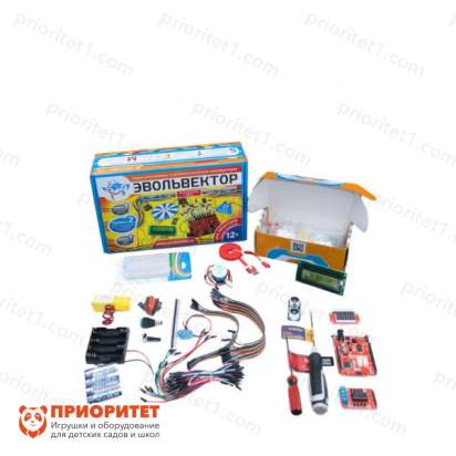 Электронный конструктор Эвольвектор Программируемые контроллеры ЭВ-225 Расширенный набор 2