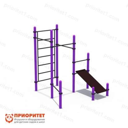 Комплекс турников, шведской стенки и скамьи для пресса (89 мм)