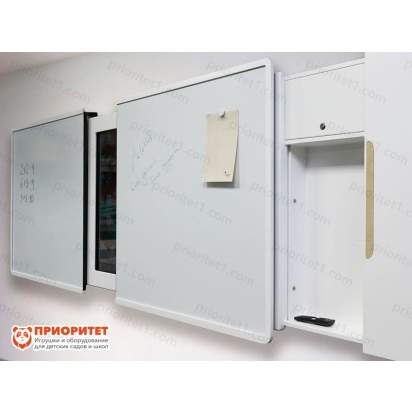 Интерактивная раздвижная доска с магнитно-маркерной поверхностью Фибоначчи 2