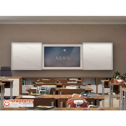 Интерактивная раздвижная доска с магнитно-маркерной поверхностью Фибоначчи