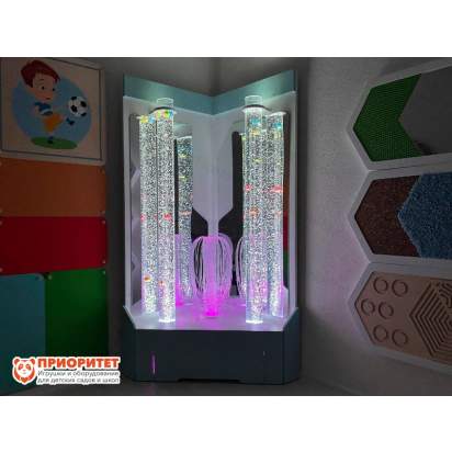 Угловая воздушно-пузырьковая колонна двойная 2