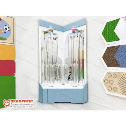 Угловая воздушно-пузырьковая колонна двойная