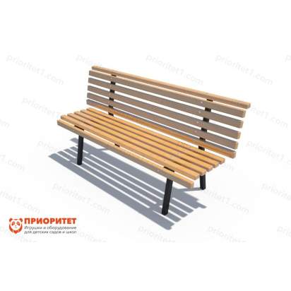 Скамья «Отдых» со спинкой